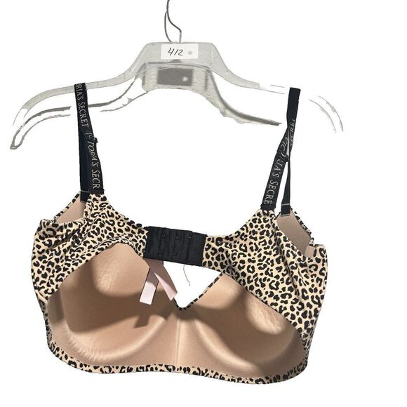 Victoria's Secret No Wire/Sans Armature Bra Cheetah Print Size 36DDD Preowned - Picture 4 of 8